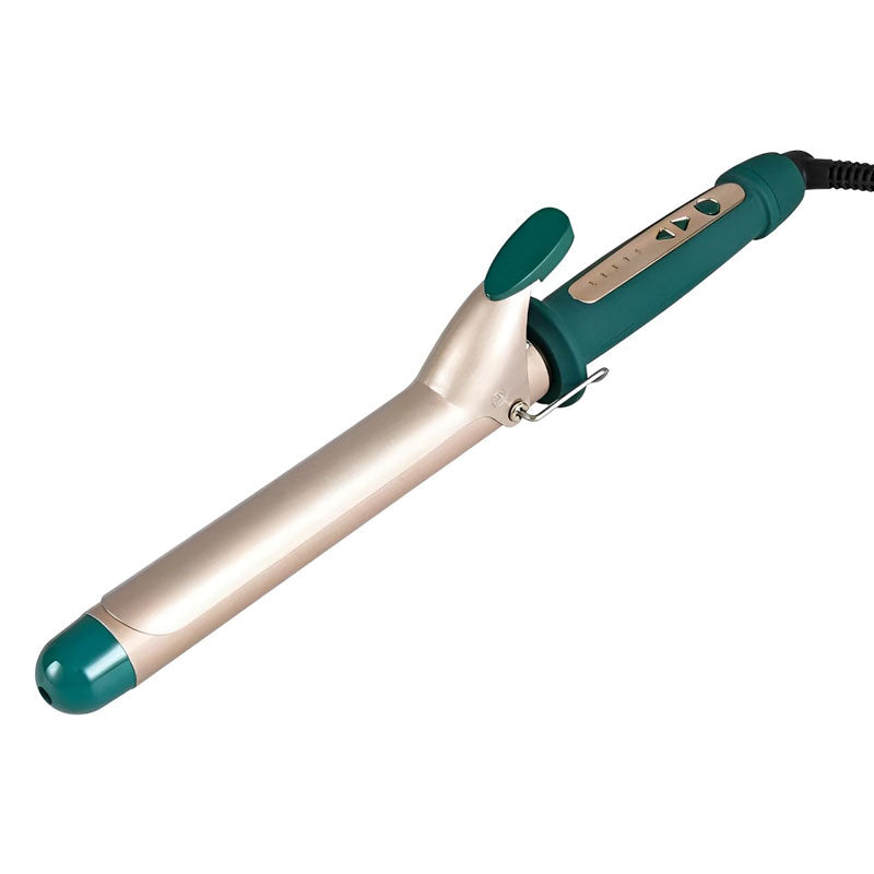 Ceramic Glaze Curling Iron Green Gold