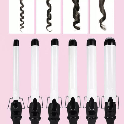 Ceramic Glaze Curling Iron Black And White