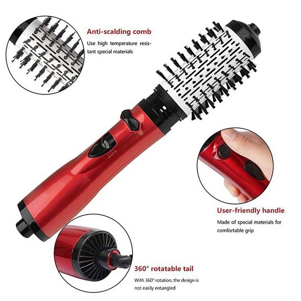 Changeable Hot Air Styler Blow Dry Brush