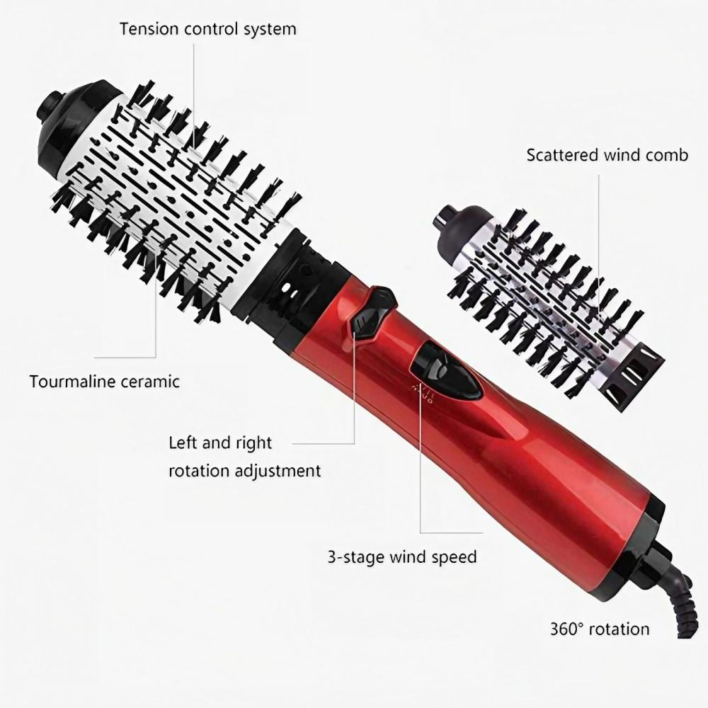 Changeable Hot Air Styler Blow Dry Brush