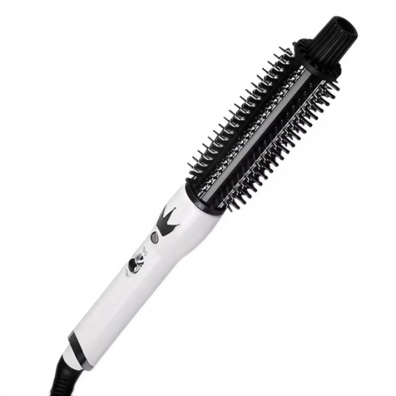 Constant Temperature Curling Comb Black And White