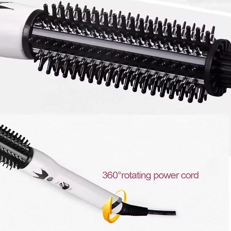 Constant Temperature Curling Comb Black And White