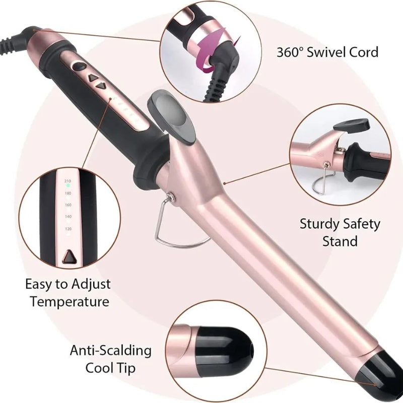 Ceramic Glaze Curling Iron