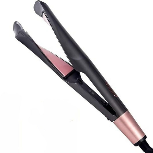 Spiral Straight Curling Iron Rose Gold