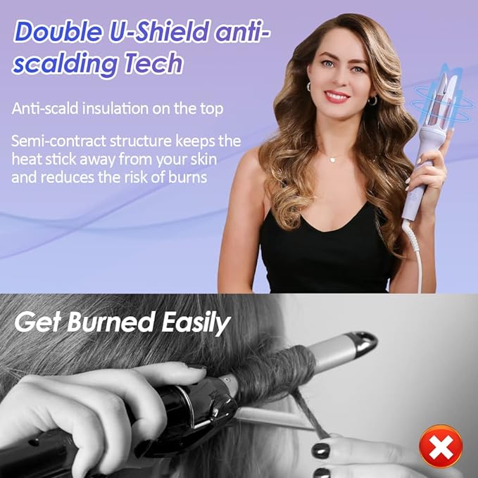 Negative Ion Automatic Hair Curlers