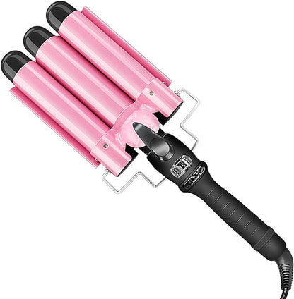 3 Barrels Curling Iron Heat Wavers 25mm - Anmmi Beauty 