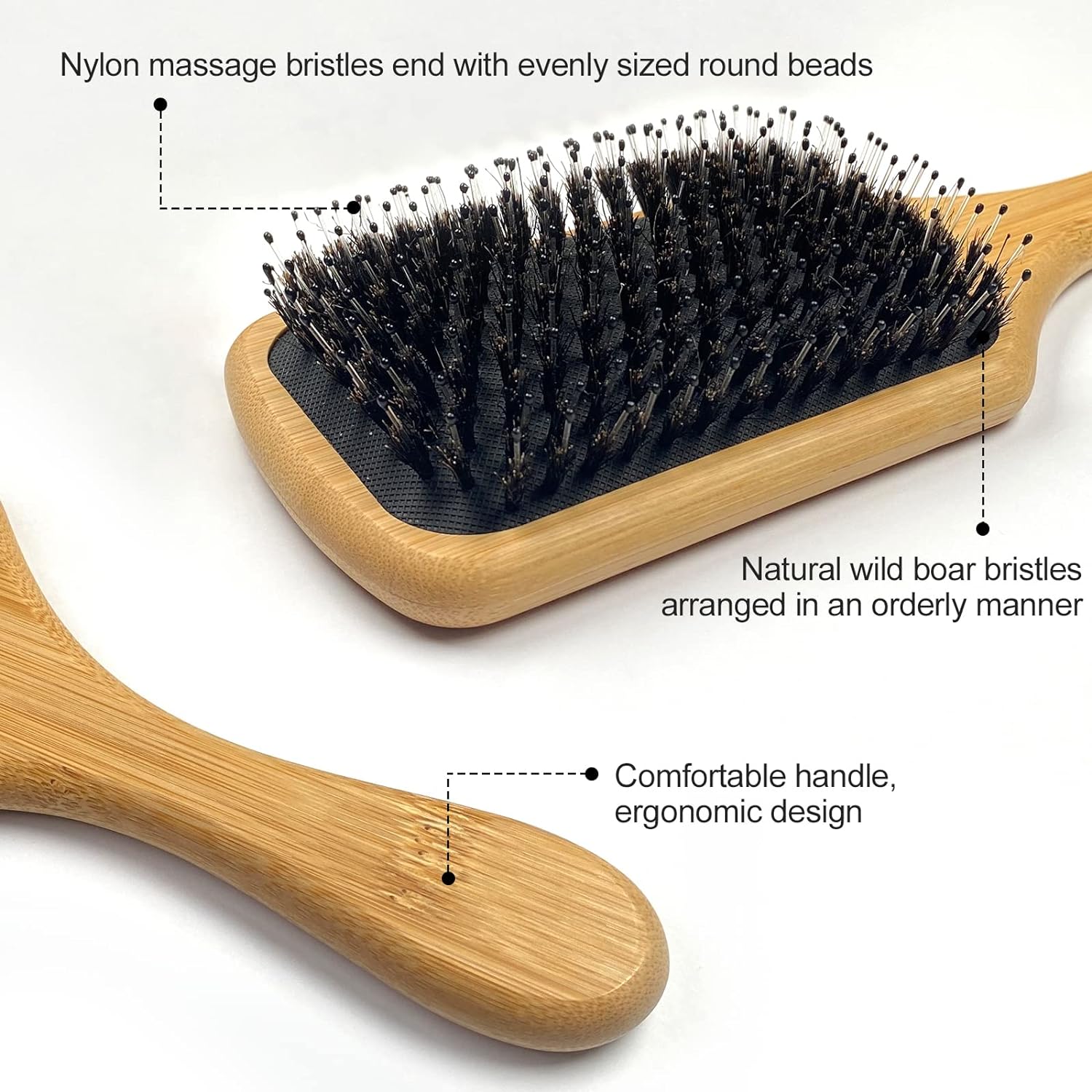 Wooden Airbag Scalp Massage Comb