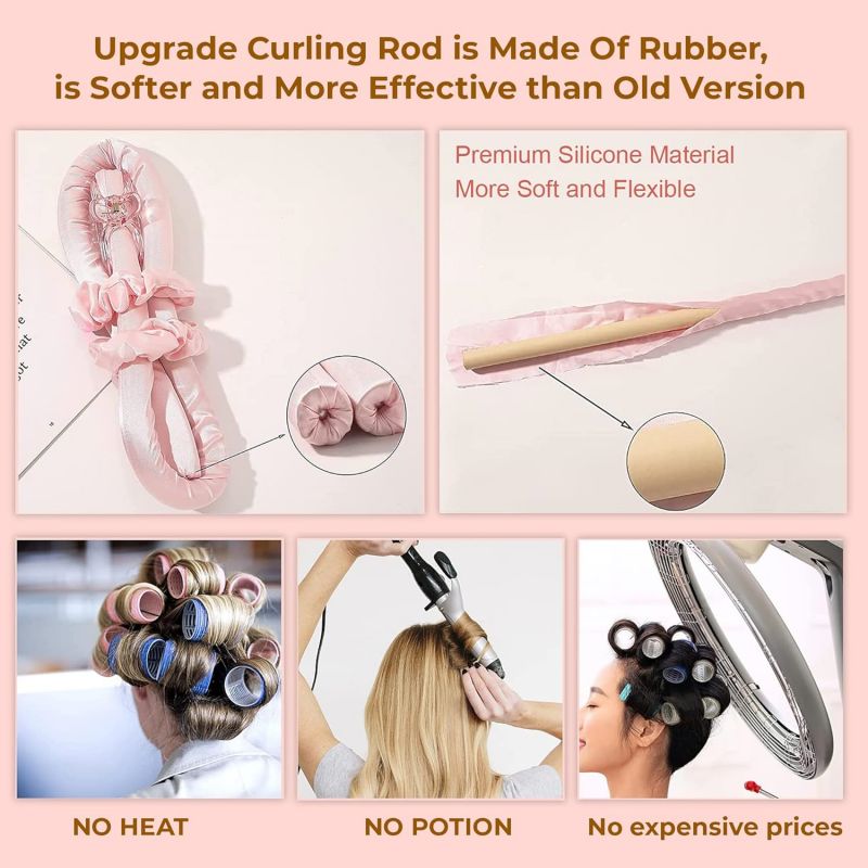 No Perm Curler Heatless Curls Set