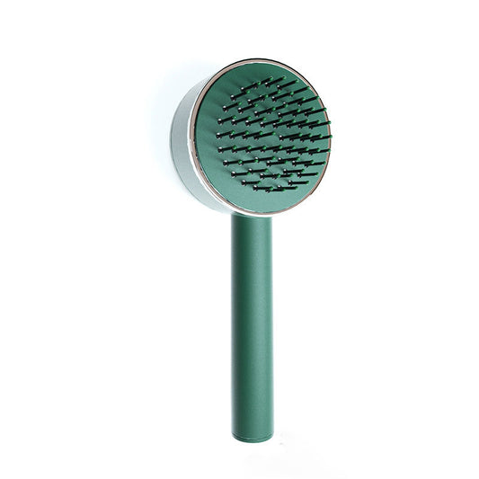 One-touch Cleaning Airbag Comb Green - Anmmi Beauty 