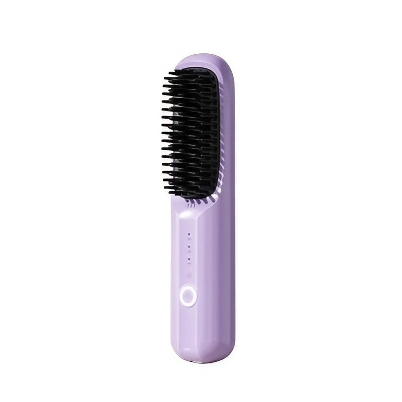 Wireless Portable Straightening Comb Purple - Anmmi Beauty 