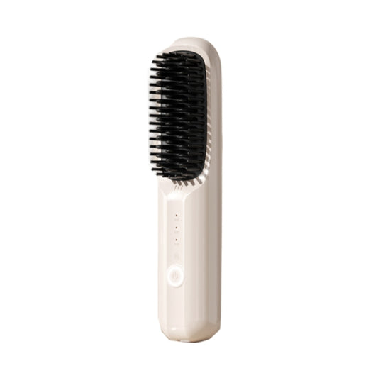 Wireless Portable Straightening Comb White