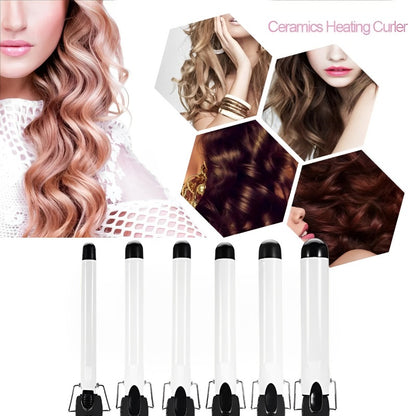 Ceramic Glaze Curling Iron Black And White